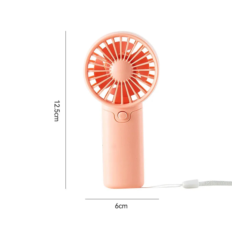 Mini ventilateur portable USB rechargeable - 3 vitesses - Silencieux